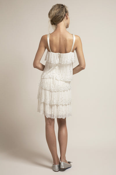 BP6252 Short Flapper Wedding Dress