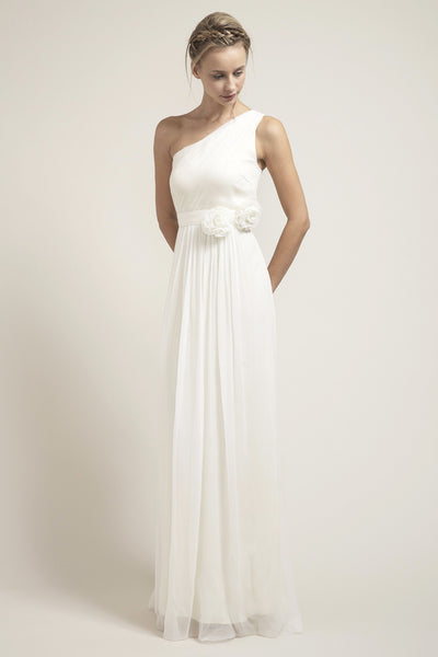 HB6225 Grecian One Shoulder Wedding Dress