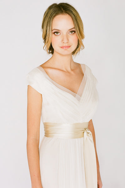 saja silk dress 1920s Style Wedding Dress DC6500 Saja Wedding