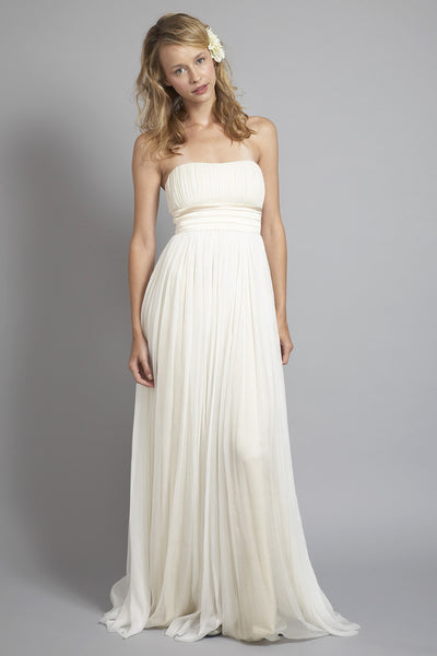 HB6764 Grecian Strapless Wedding Dress Saja Wedding HB6764 Grecian Strapless Wedding Dress Saja Wedding