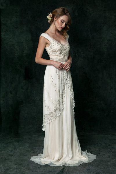 QK6300 Decadent Beaded Wedding Dress