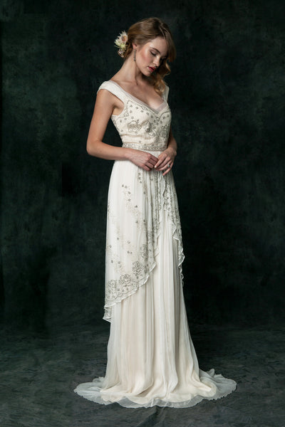 QK6300 Decadent Beaded Wedding Dress Saja Wedding QK6300 Decadent Beaded Wedding Dress Saja Wedding
