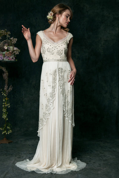 QK6300 Decadent Beaded Wedding Dress Saja Wedding QK6300 Decadent Beaded Wedding Dress Saja Wedding