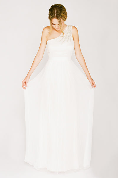 RC6225 Grecian One Shoulder Wedding Dress Saja Wedding RC6225 Grecian One Shoulder Wedding Dress Saja Wedding