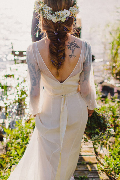 RM6325 Long Sleeve Bohemian Wedding Dress Saja Wedding RM6325 Long Sleeve Bohemian Wedding Dress Saja Wedding