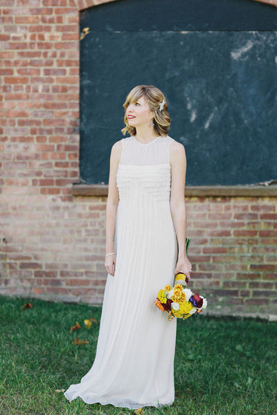 saja silk dress HB6565 Elegant Alternative Wedding Dress Saja Wedding